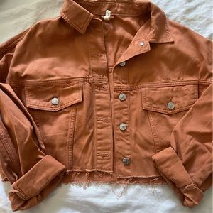 Top Shop Cropped Denim Jacket